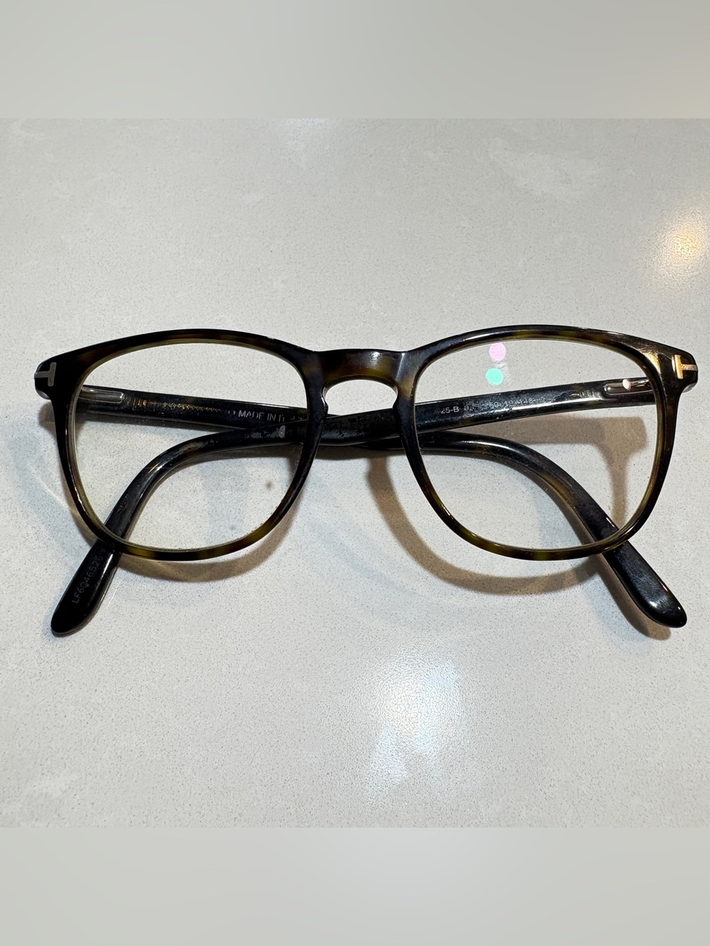 Tom Ford Prewcription Glasses Tortoiseshell Eyeglass Frames - Brown Tortoise